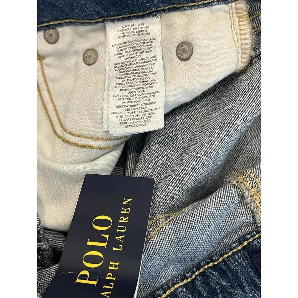 NWT POLO RALPH LAUREN BIG GIRLS DENIM Spring I Blue SKIRT Size 16